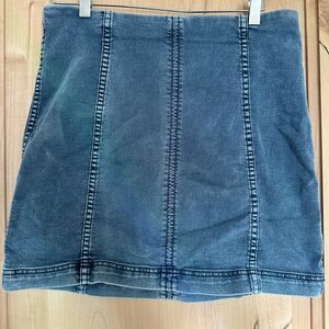 Free People Denim Mini Skirt - Blue